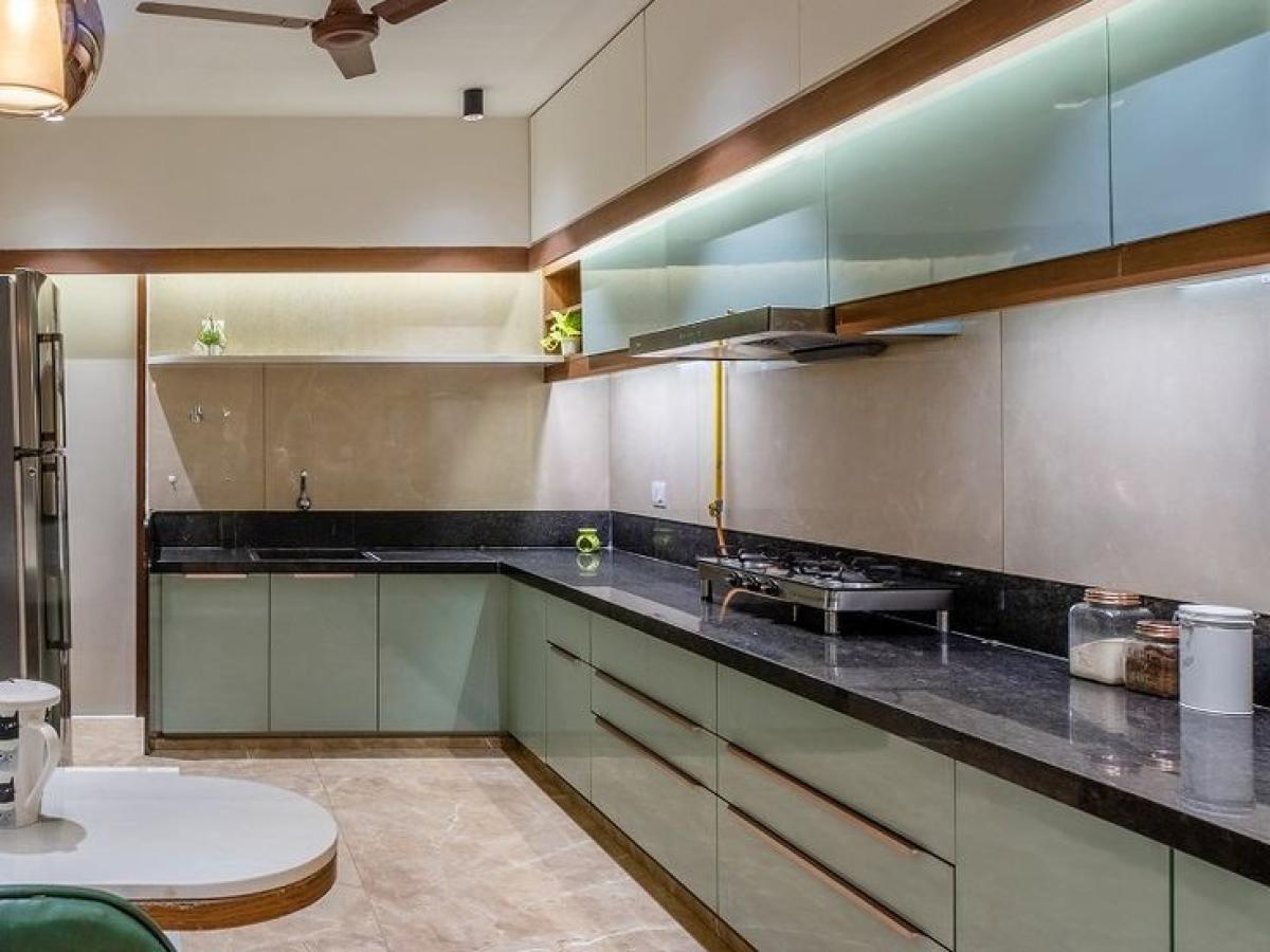 L - Shaped Modular kitchen